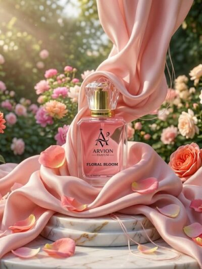 Floral Bloom for Women by Arvion Parfume luxury floral fragrance perfume bottle