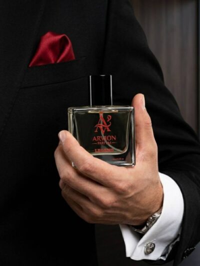 Legend Perfume for Men by Arvion Parfume luxury masculine fragrance bottle with long-lasting scent